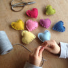 Flet Hearts Made from Filges Felt Sheets | Conscious Craft